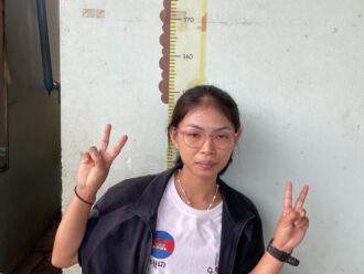 Diabetes Management project - 20th Jan 2024 - student celebrating a job well done