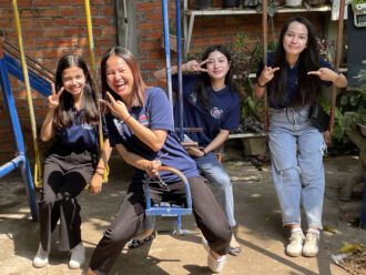 Diabetes Management project - 20th Jan 2024 - students celebrating job well done